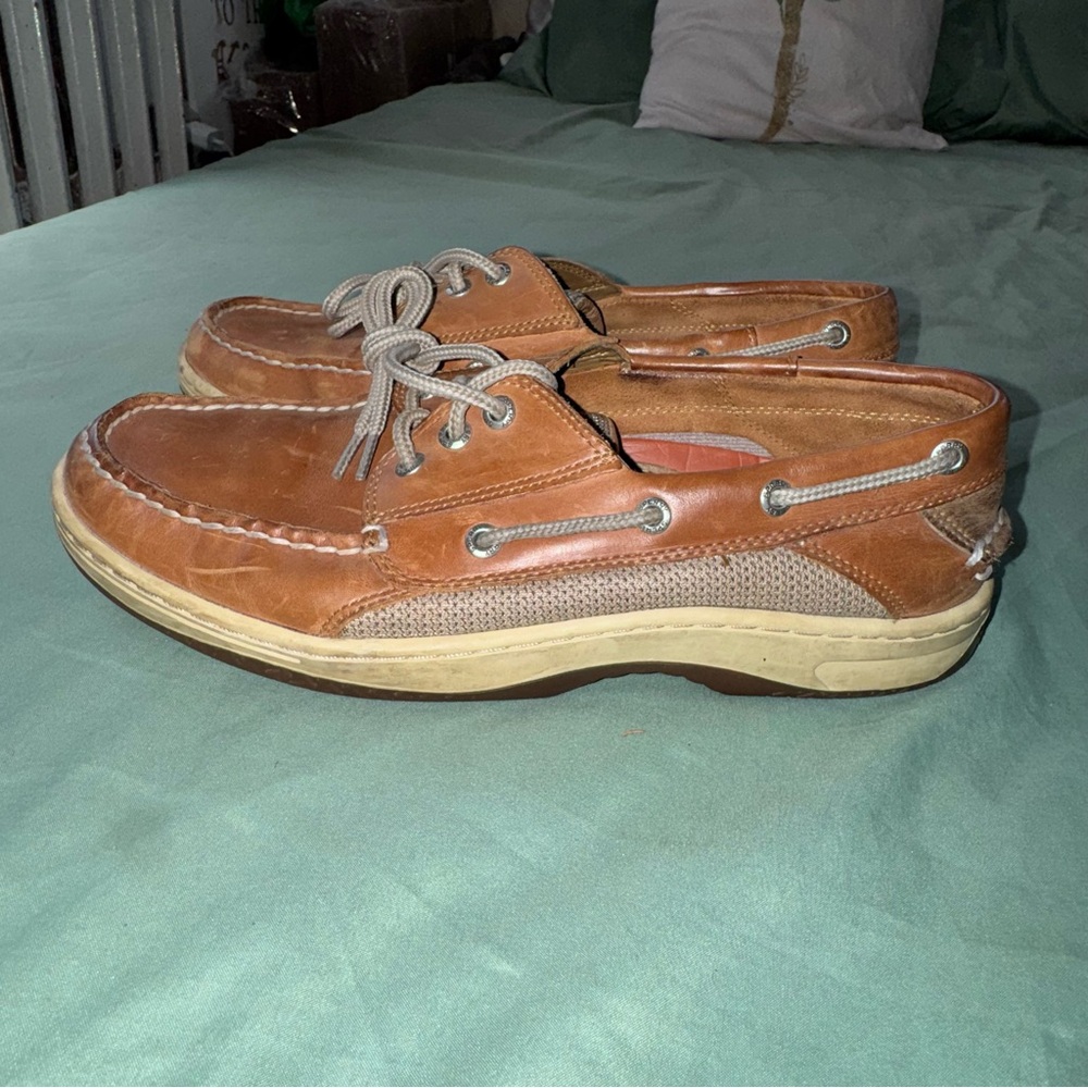 Sperry Men’s Leather Brown Boat Shoes